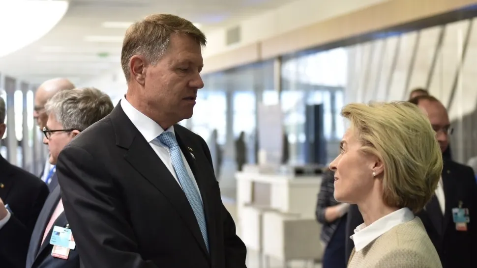 Klaus Iohannis și Ursula von der Leyen