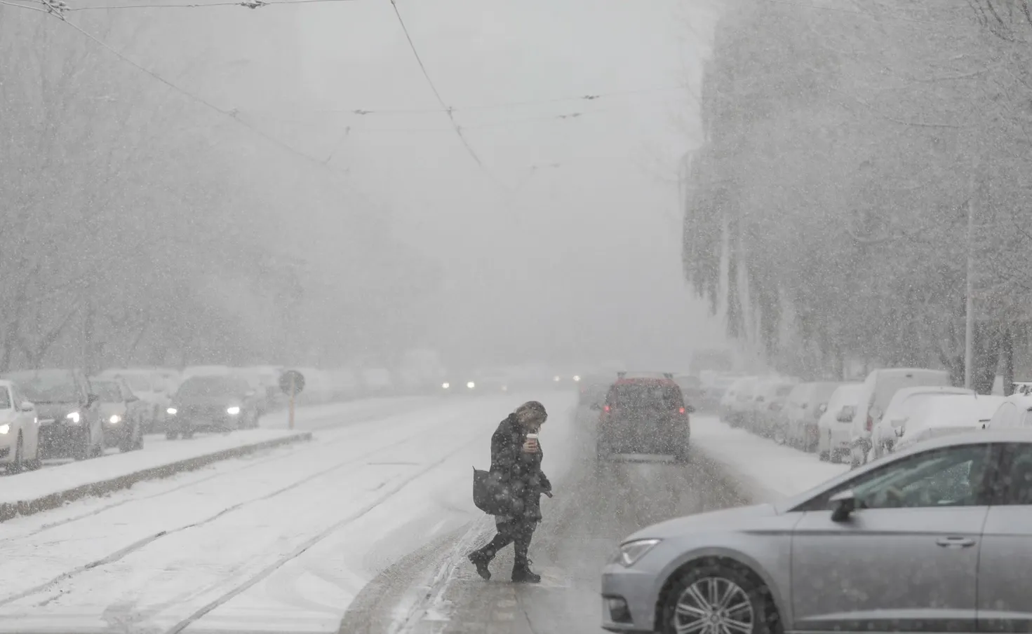 Ninsoare în București / Foto: Inquam Photos