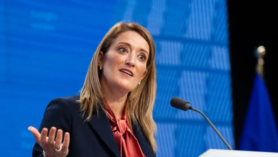 Președintele Parlamentului European, Roberta Metsola (Profimedia)