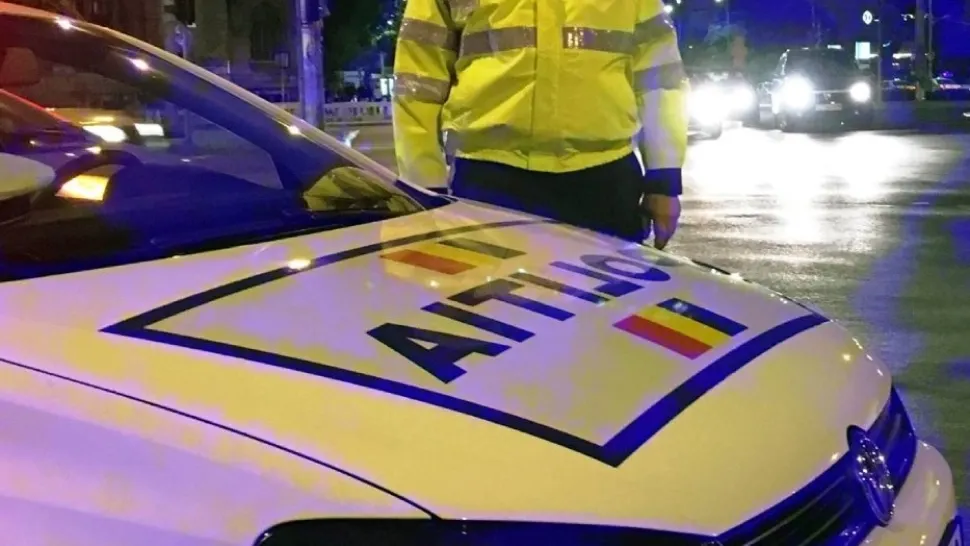 Reacția șoferului drogat care a intrat în mașina de Poliție