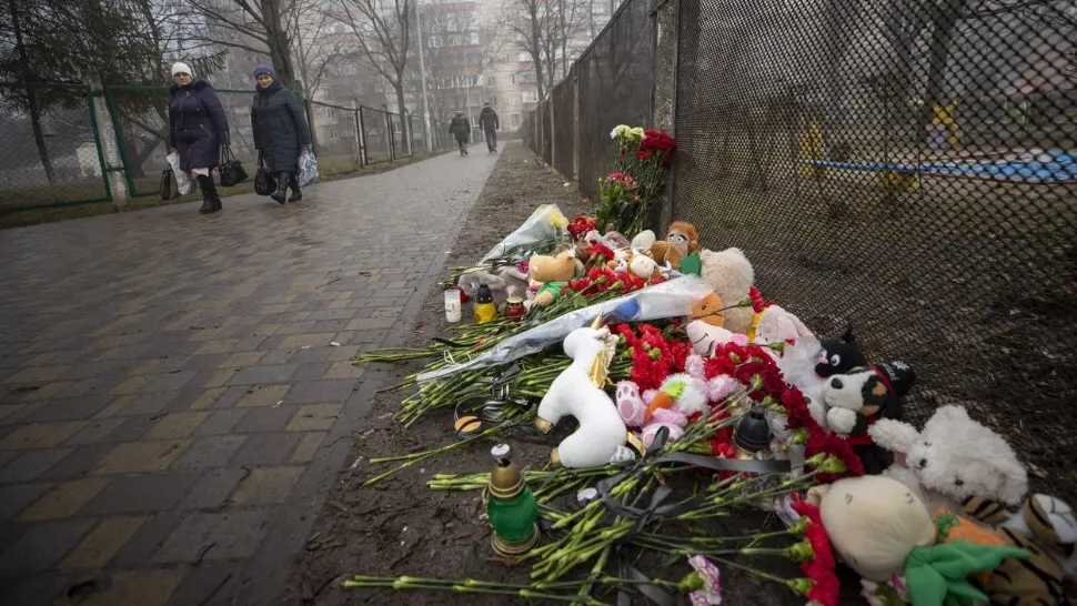 Omagiu morți elicopter prăbușit Kiev/ Foto: Profimedia
