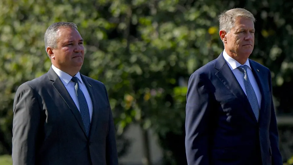Klaus Iohannis și premierul Nicolae Ciucă Foto: Mediafax