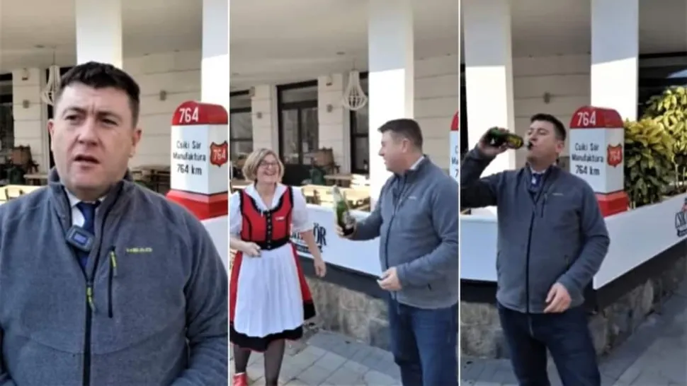 Imagini selectate din clipul postat de președintele CJ Harghita, Borboly Csaba (UDMR)/ Captură Facebook