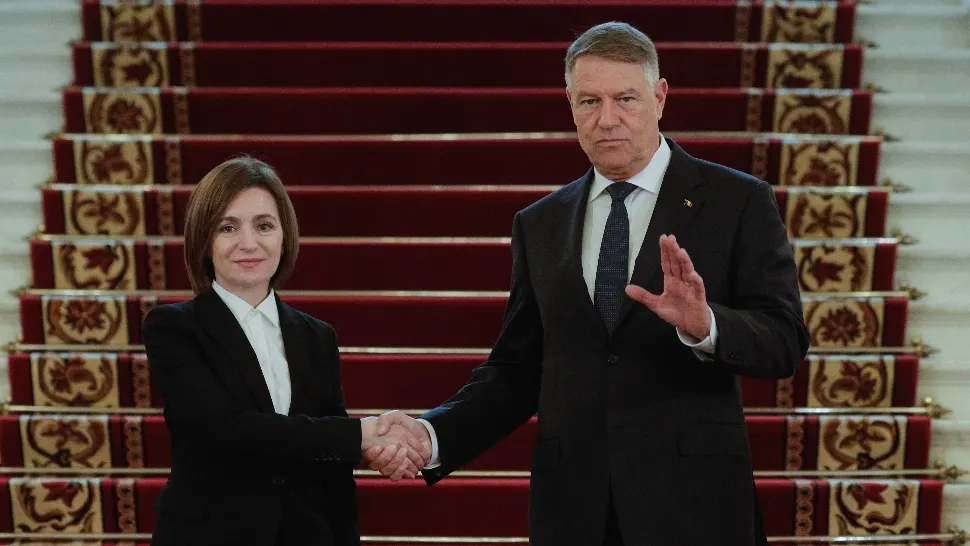 Maia Sandu și Klaus Iohannis FOTO: Inquam Photos / George Calin