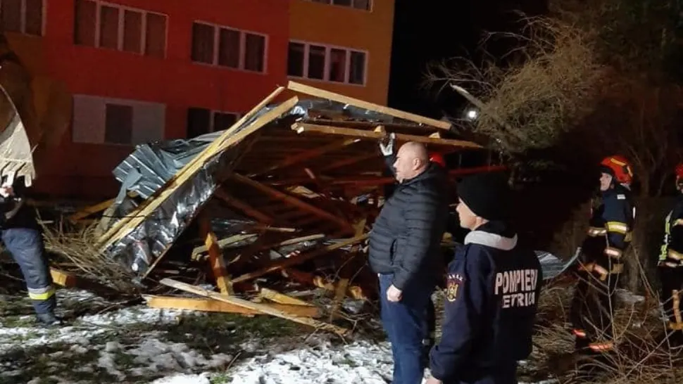 Urmări vijelie / Foto: facebook Primăria orașului Petrila
