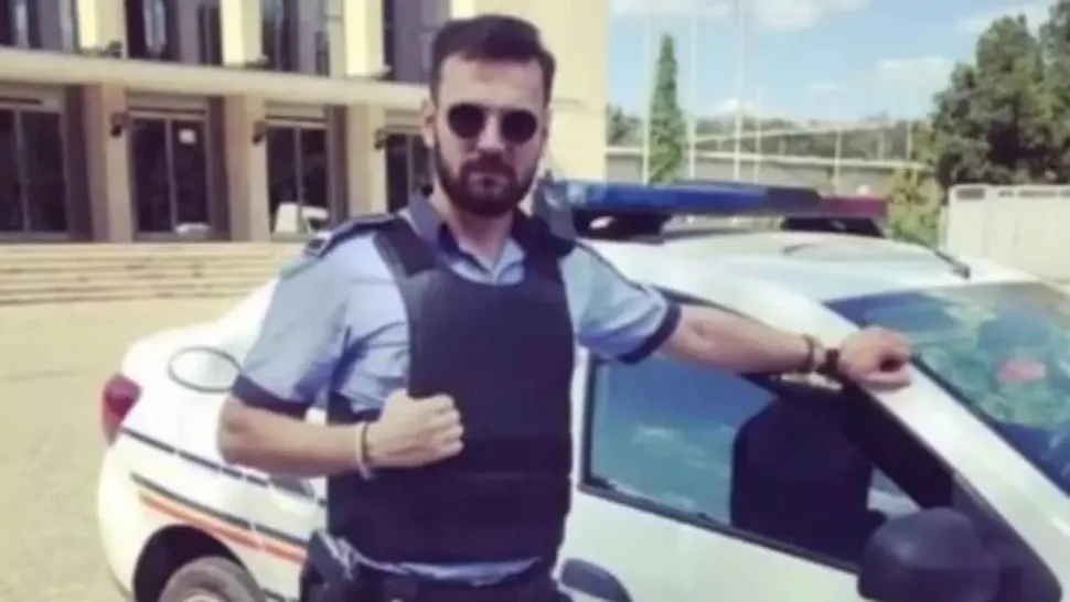 Agentul de poliție care a accidentat-o mortal pe Raisa. Foto: Facebook