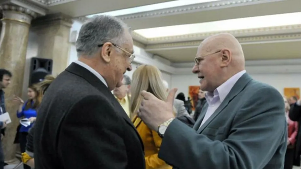 Ion Iliescu și Răzvan Theodorescu
