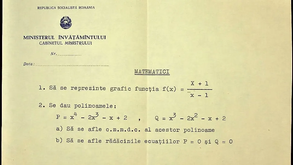 Documente privitoare la școlarizarea lui Nicolae Ceaușescu/ Facebook ANR