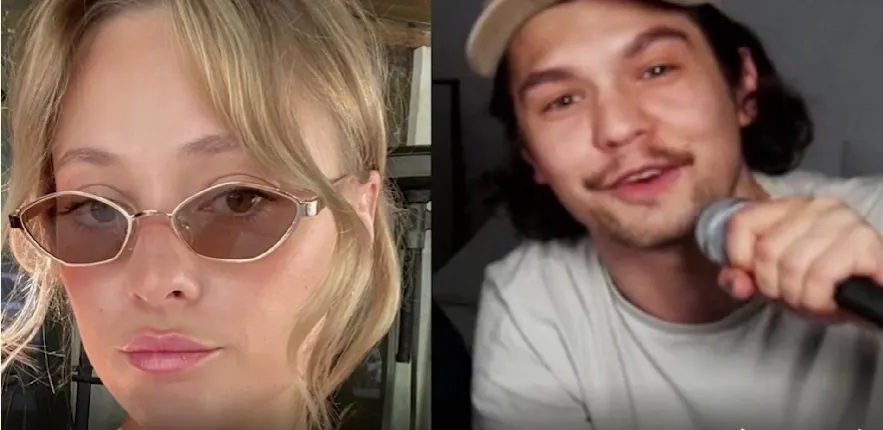 Oana Matache și iubitul său/ Captură video