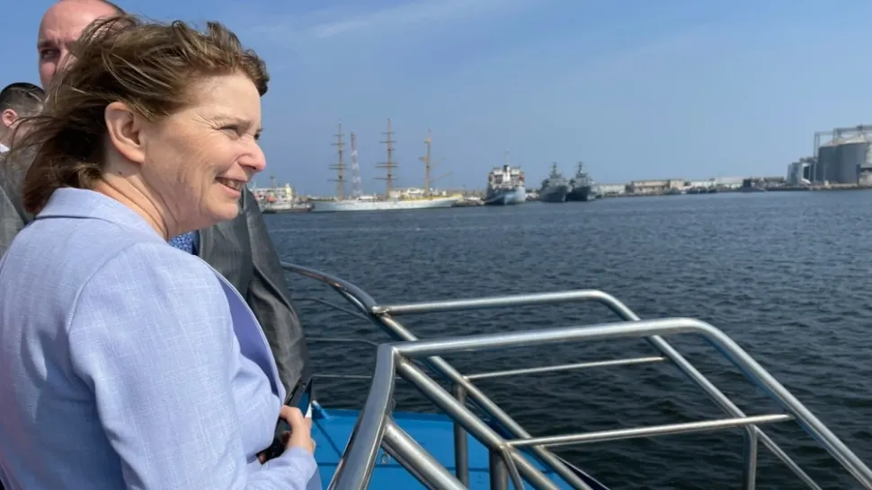 Ambasadorul SUA în România, vizită în Portul Constanța FOTO