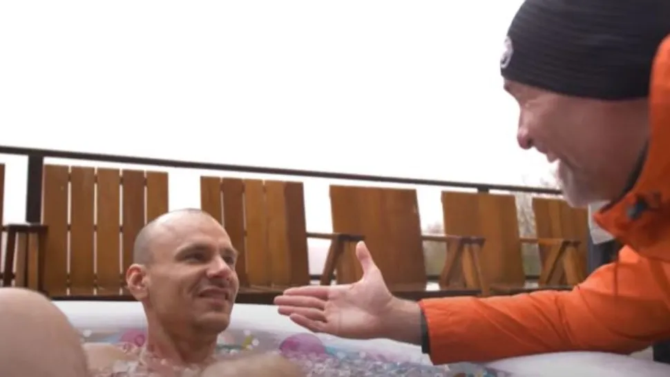 Cezar Ionascu impreuna cu un cursant