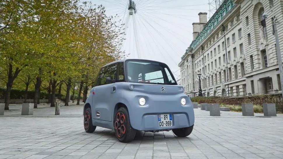 Mica citadină are dimensiunile unui scuter mai mare. Foto/Citroen