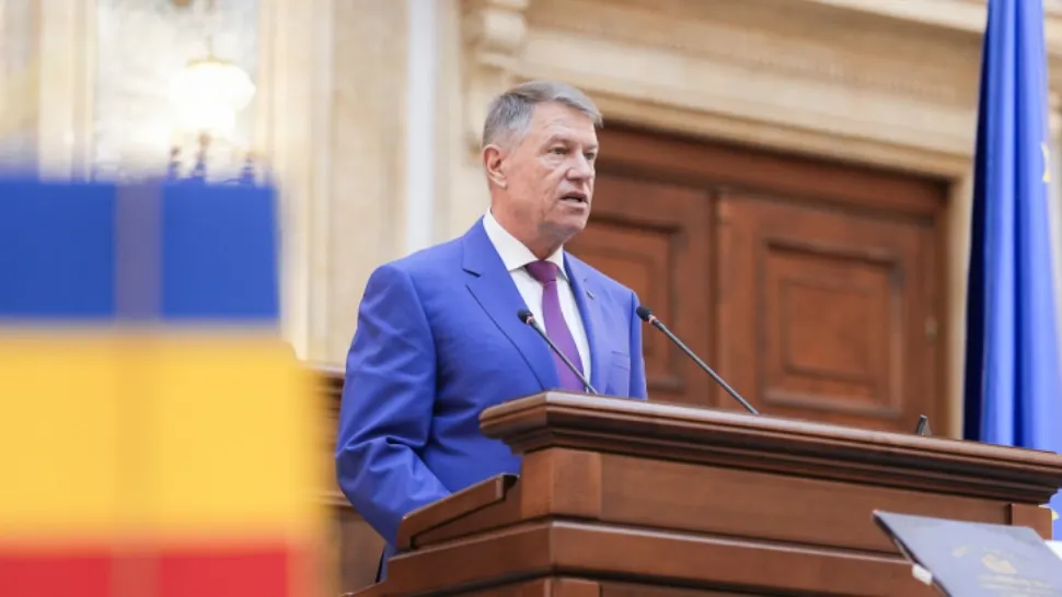 Klaus Iohannis, președintele României - imagine de arhivă