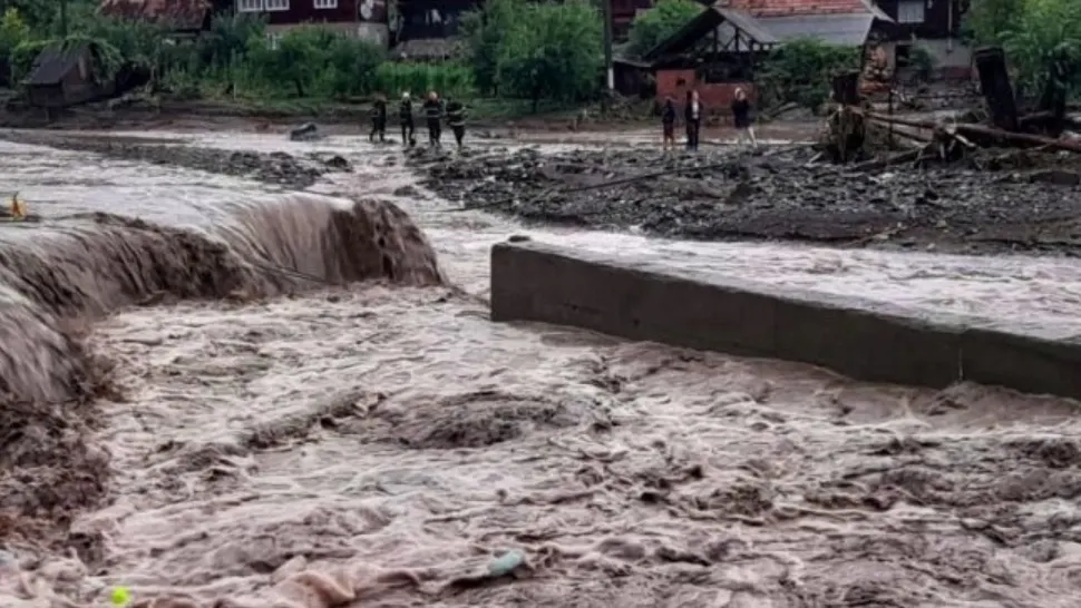 Alertă hidrologică: Pericol de inundații în mai multe regiuni din nordul și vestul României - HARTA Foto: ilustrativ