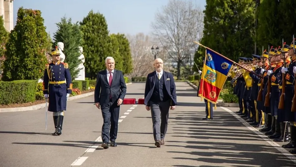 Angel Tîlvăr și Oleksii Reznikov/ Facebook