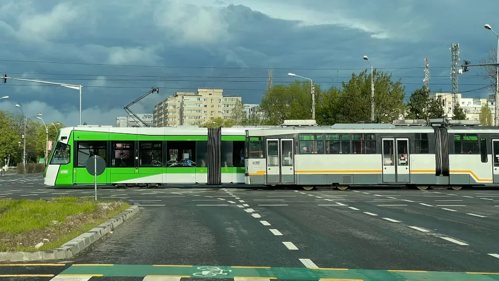 Tramvaie/ Facebook Nicușor Dan
