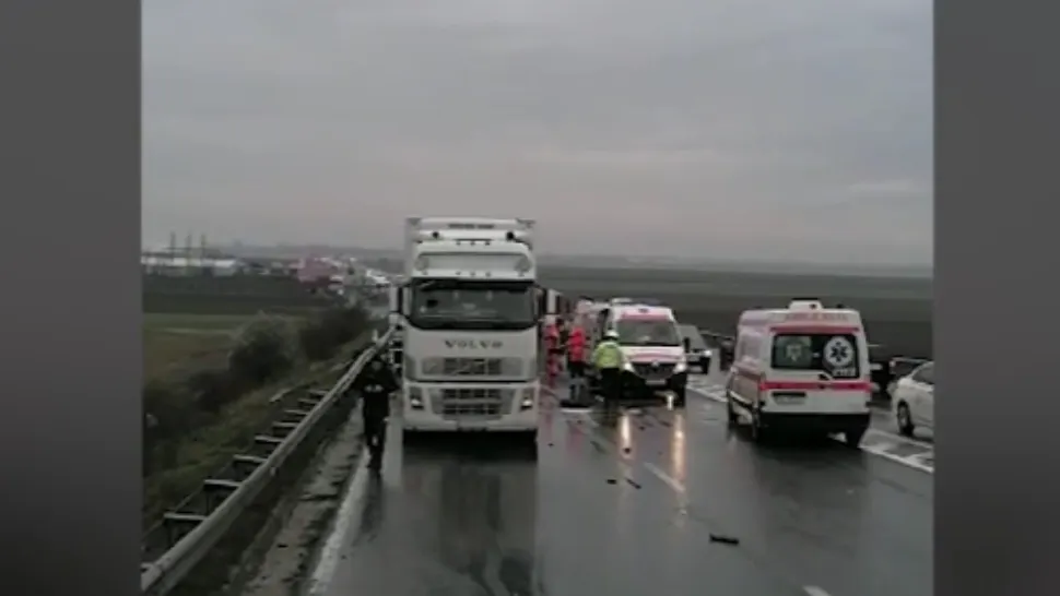 Accident Vrancea / Captură video