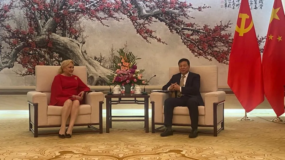 Dăncilă, turneu de forță la Beijing. Interviu în limba română acordat presei de stat: "Sunt un prieten al Chinei" - FOTO