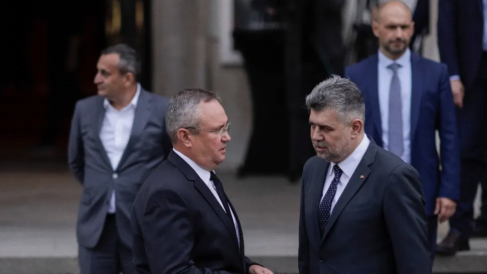 Nicolae Ciucă și Marcel Ciolacu / Foto: Inquam Photos