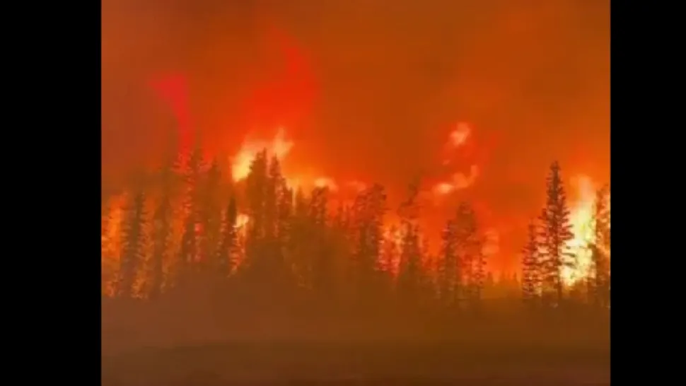 Incendiu Canada/ Captur[ Twitter