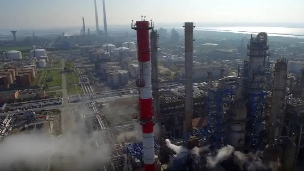 Rafinăria Petromidia/ Captură video