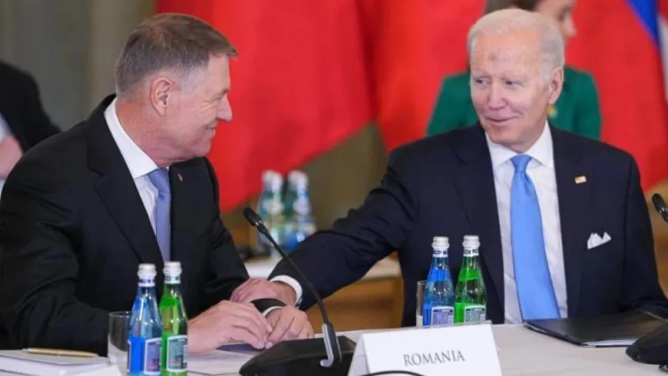 Klaus Iohannis și Joe Biden