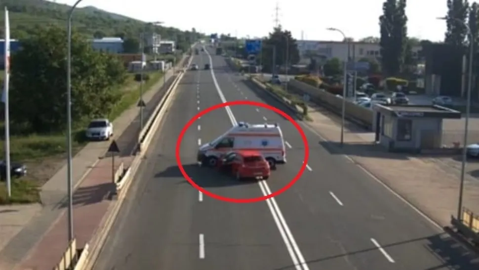 Accident Alba/ Captură video