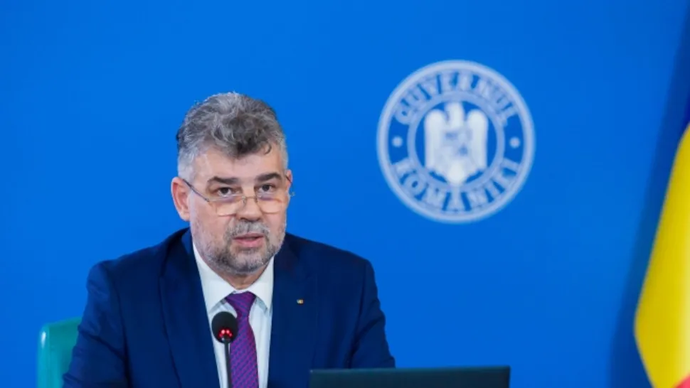Marcel Ciolacu, premierul României Foto: Guv.ro