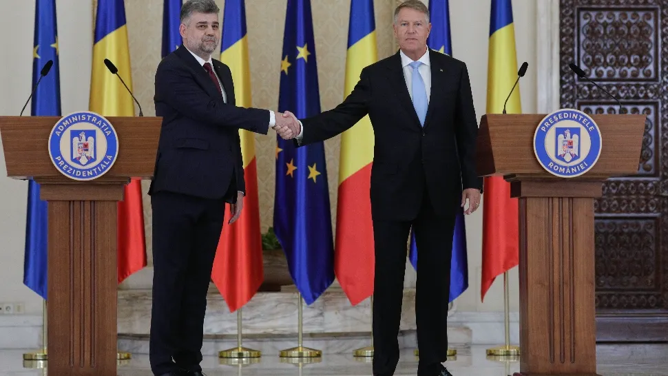 Marce Ciolacu și Klaus Iohannis / Inquam Photos / George Calin