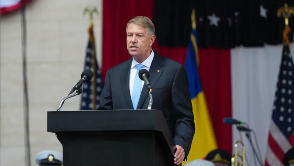 Klaus Iohannis, discurs la finalul dejunului de lucru cu secretarul general al NATO