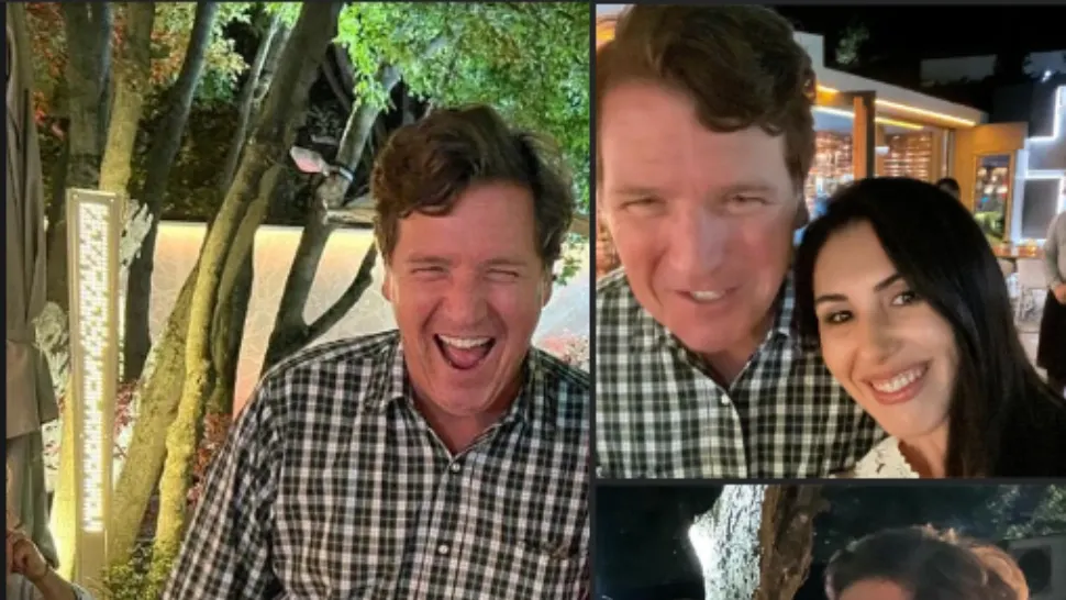Celebrul realizator TV Tucker Carlson, apariție surprinză la un restaurant din Herăstrău