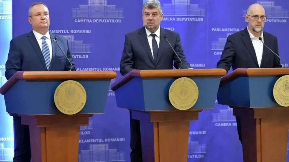 Marcel Ciolacu, Nicolae Ciuca, Kelemen Hunor
