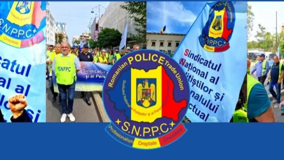 Polițiștii pichetează Parlamentul. Foto/SNPPC