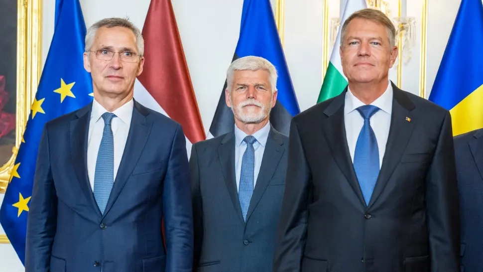 Președintele Iohannis, prezent la conferinta pentru pregătirea Summitului NATO. Foto: Profimedia