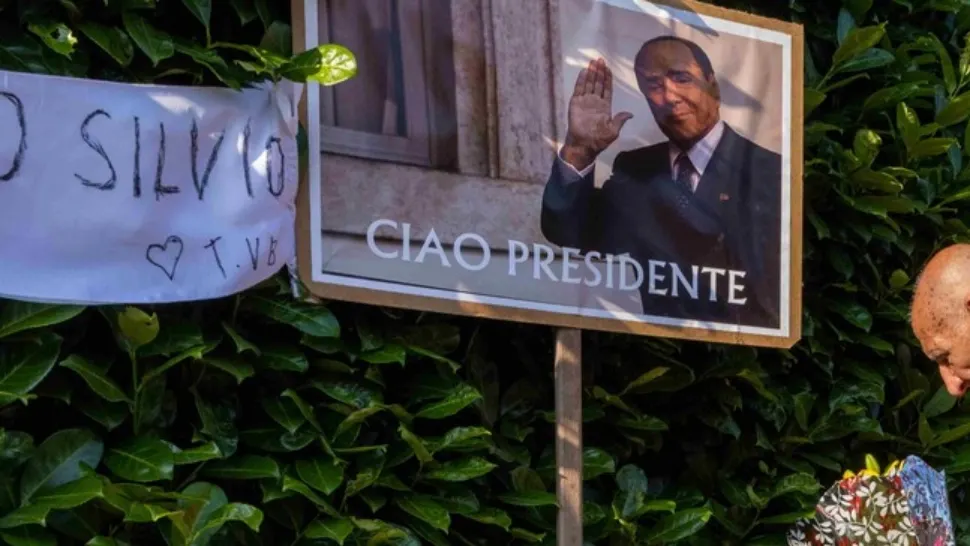 Zi de doliu în Italia. Fostul premier Silvio Berlusconi, înmormântat cu ceremonii de stat