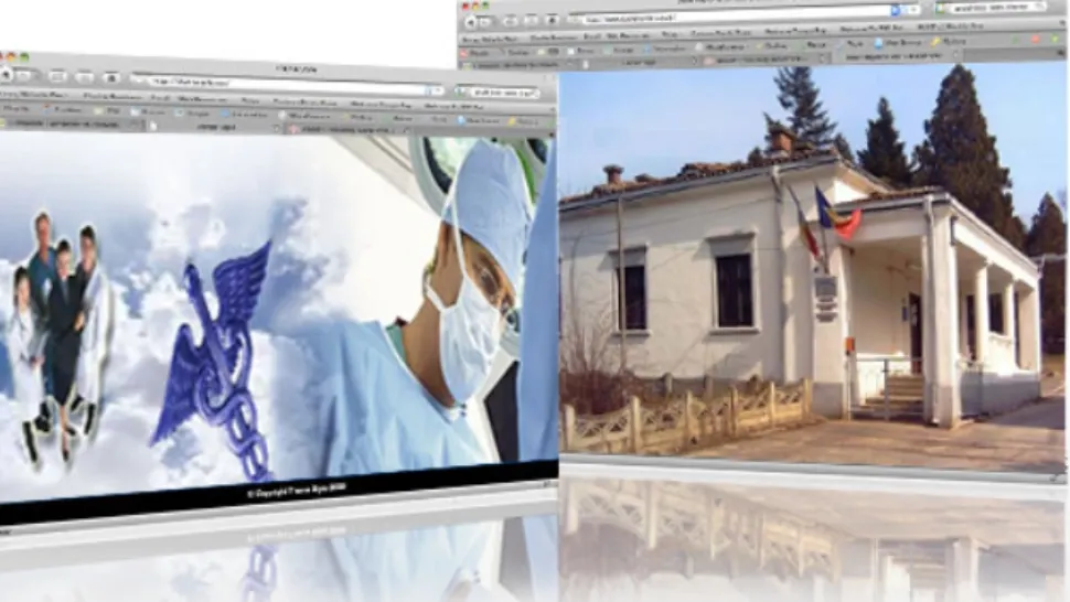 Interfața site-ului Colegiul Medicilor Dolj