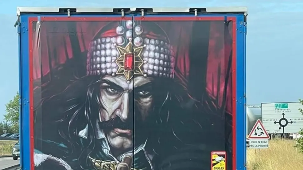 Vlad Tepes, mash pe containerul unui TIR