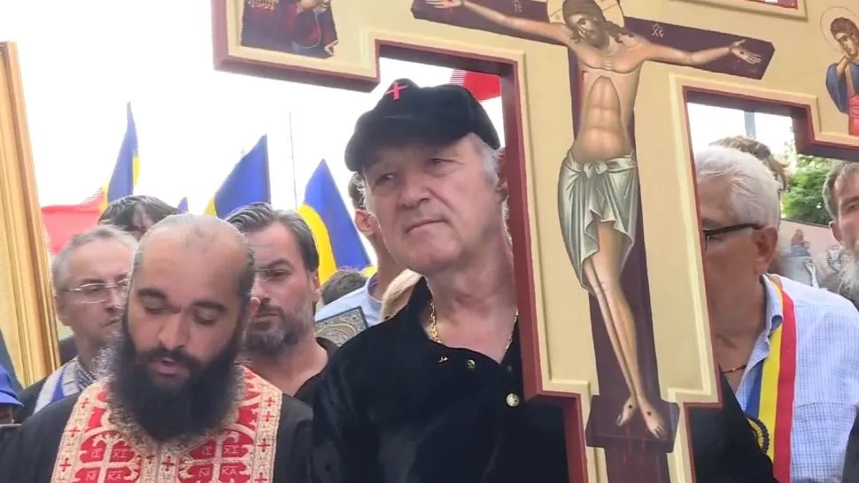 Cu toate că se prezintă drept creștin, Becali are deseori un compartament nepotrivit