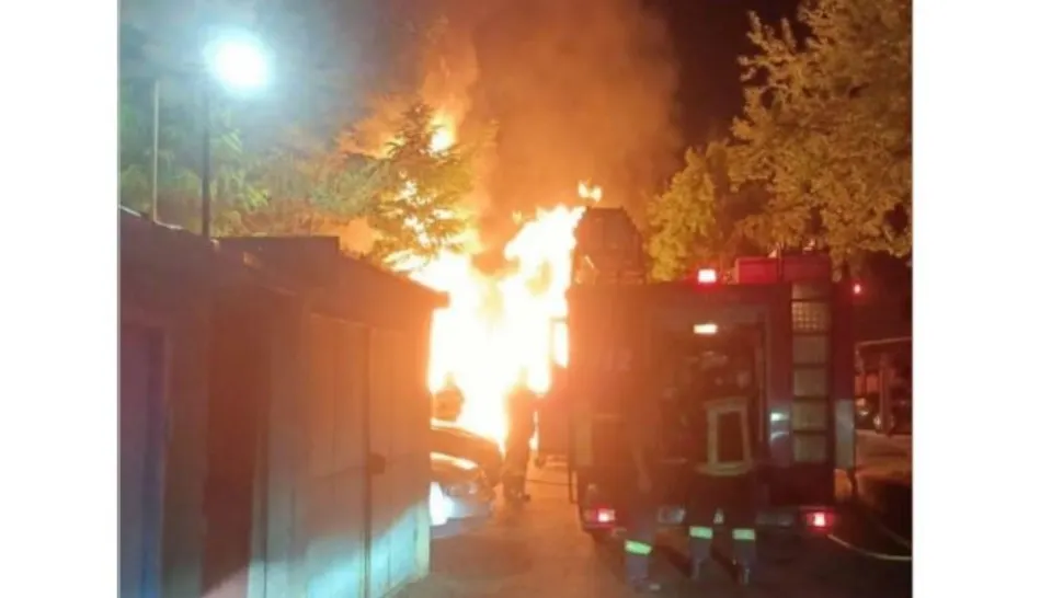 Incendiere in Targu Mures