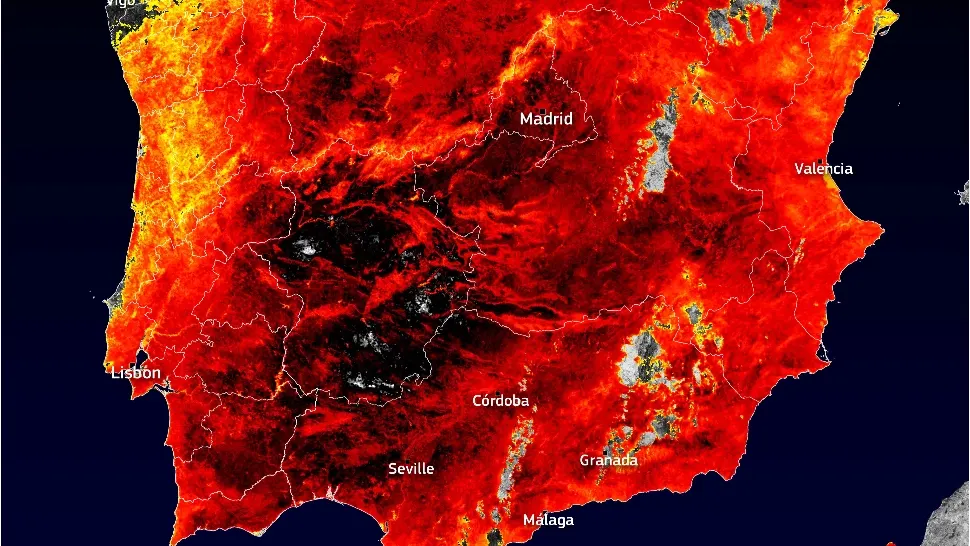 Avertizare de călătorie în Spania - MAE anunță românii că au fost emise mai multe coduri portocaliu și roșu de CANICULĂ