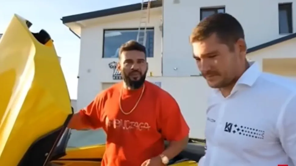 Dorian Popa pe vremea când îi făcea reclamă lui Donca (captură video)