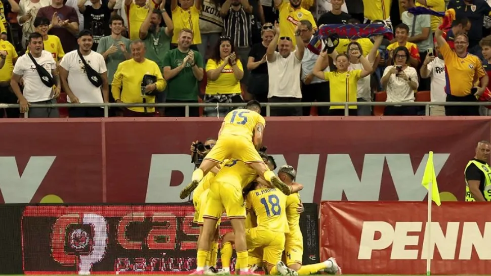 România a terminal la egalitate 1-1 cu Israel în preliminariile Euro 2024. Foto/Naționala României
