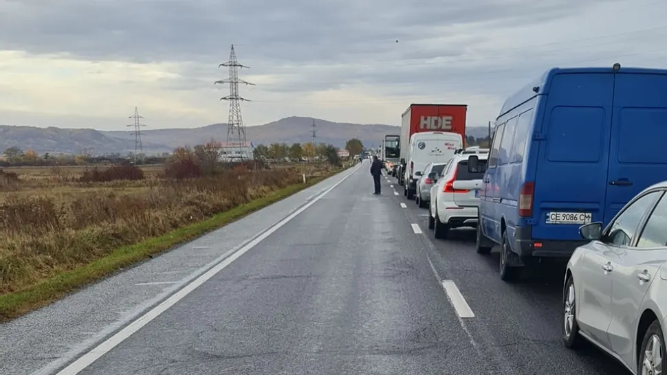 Accident/ Foto: Facebook Info Trafic Bistrita Nasaud