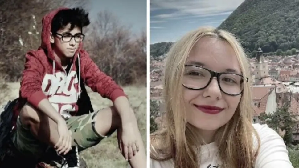 Sebastian (stânga) și Roberta (dreapta)/ Colaj foto