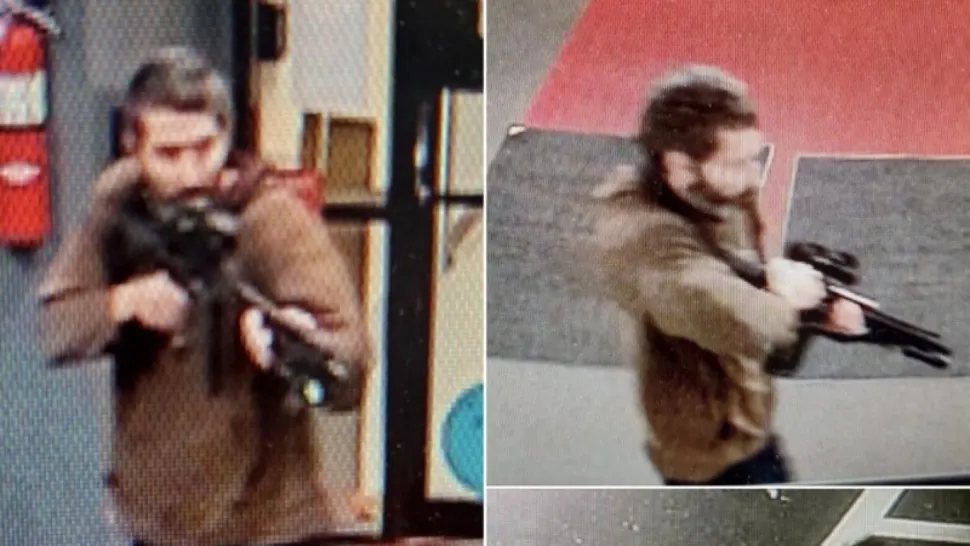 Atacatorul se află în libertate. Foto/Captură video