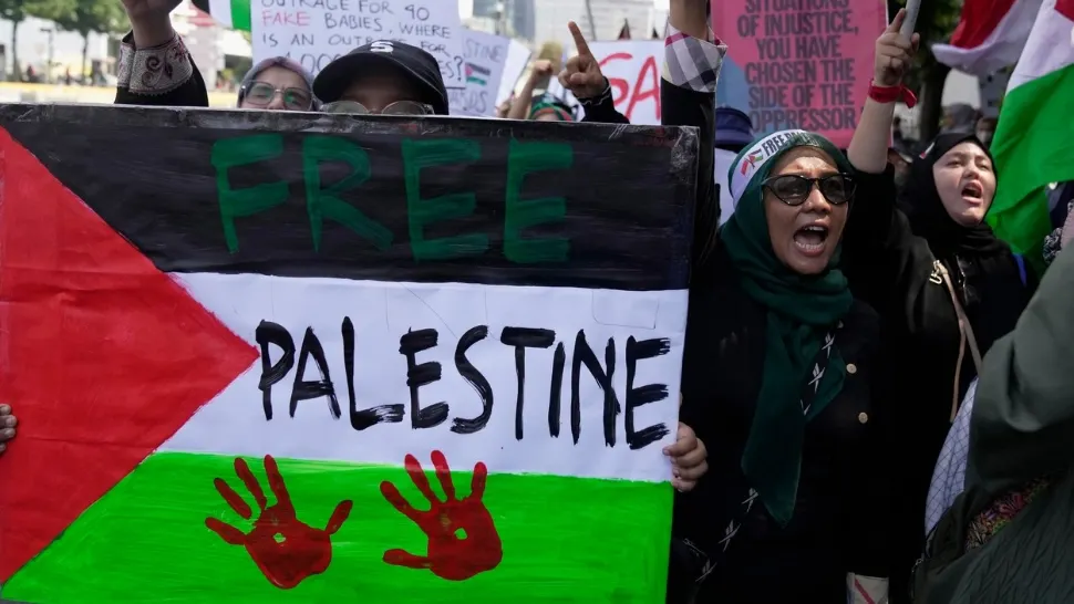 Manifestație pro-Palestina în București. Măsuri de ordine sporite