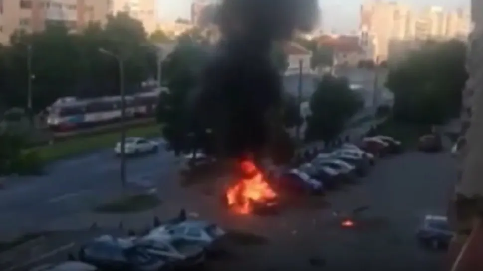 Crimă Arad/ Captură video
