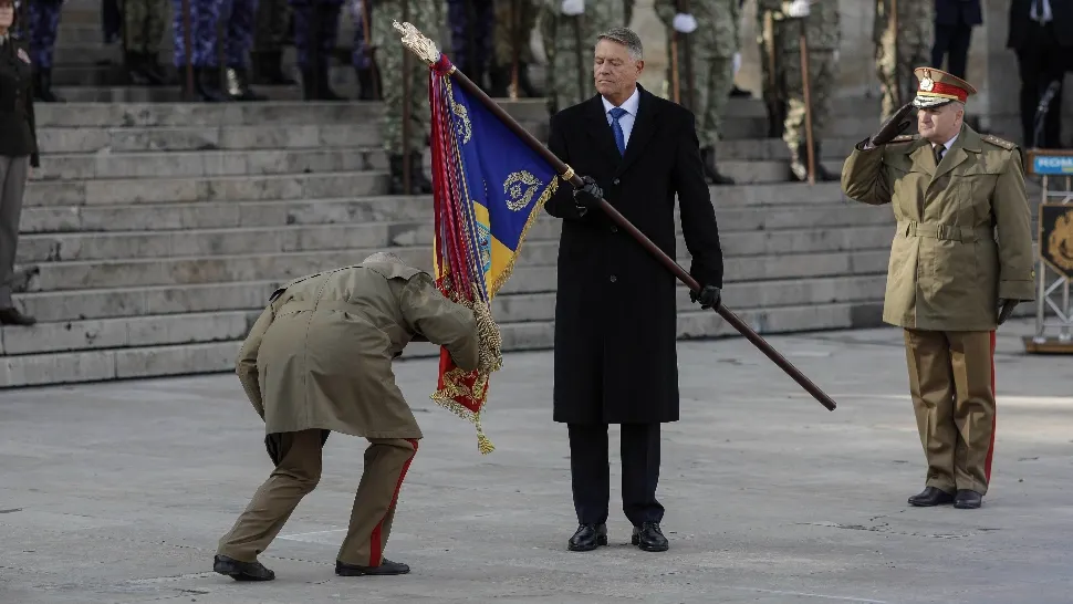 Klaus Iohannis l-a învestit pe noul șef al Statului Major al Apărării - Vlad Gheorghiță / Foto: INQUAM/Octav Ganea