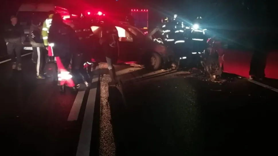 Accident grav, pe DN1, între Brașov și Predeal: 4 victime, după impactul violent între două mașini. Un șofer era băut