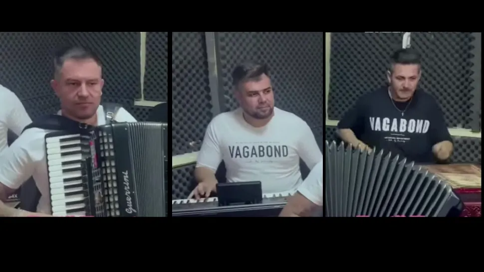 Un videoclip cu Iohannis la acordeon, Ciolacu la clape și Dragnea la țambal face valuri pe internet. Foto: Captură YouTube